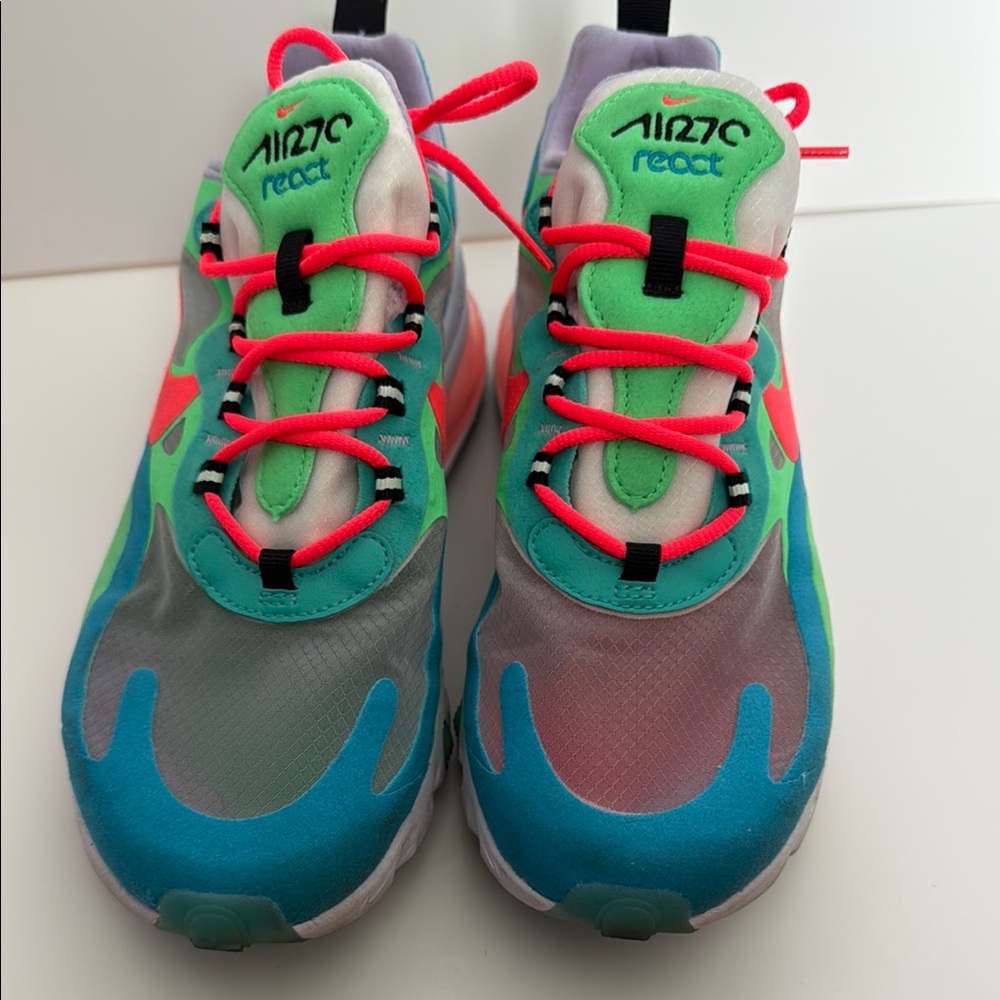 Nike React Sneakers - Green and Blue